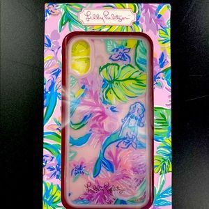 Lily Pulitzer Mermaid in Shade iPhone X/XS case